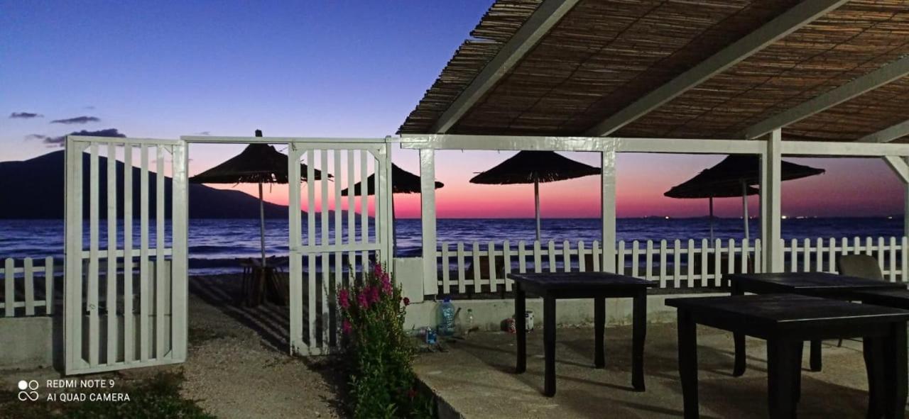 Appartamento Karaburun Sunset Beach Orikum Esterno foto