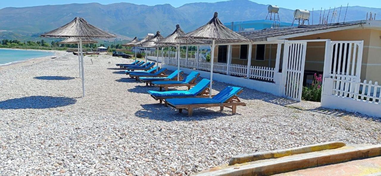 Appartamento Karaburun Sunset Beach Orikum Esterno foto